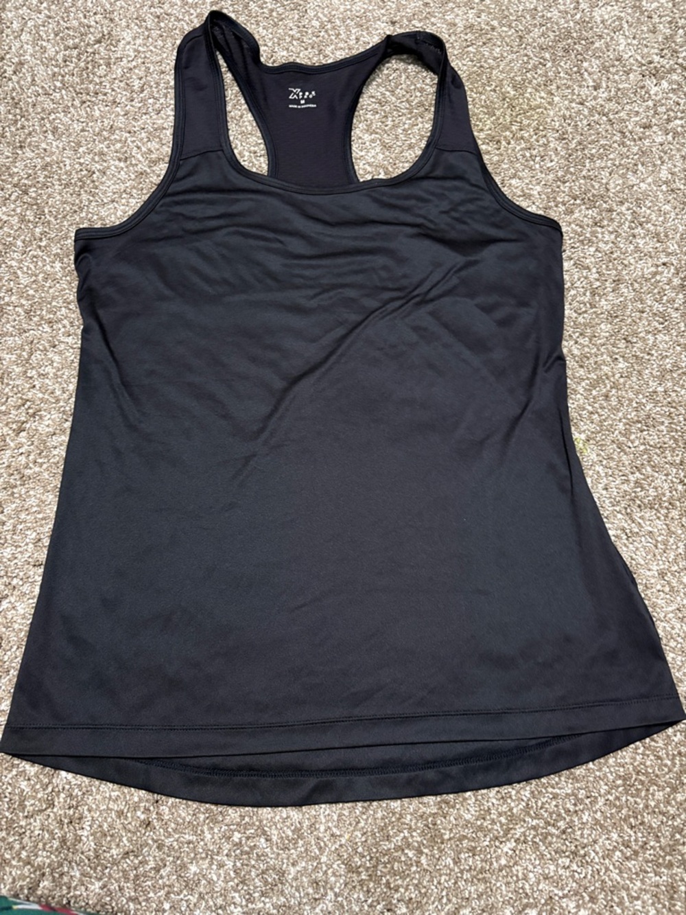 Classic Black Racerback Tank Top - Performance Layer - Picture 4 of 11